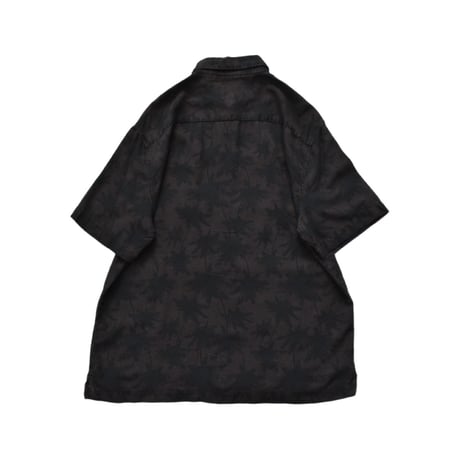 Botanical Patterned Silk S/S Shirt