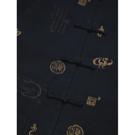 Dragon Embroidery China Button Jacket