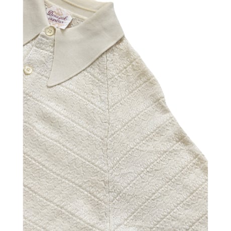EURO Vintage Italian Jacquard Knit Polo