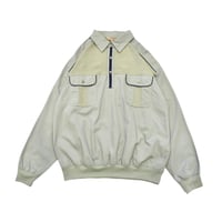 Ribbed Panel Pullover Shirt