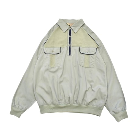 Ribbed Panel Pullover Shirt