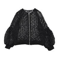 Cutwork Zip Jacket