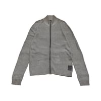 00s Calvin Klein Jeans Ribbed Collar Full Zip Knit