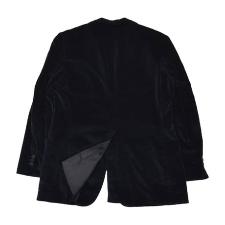 1970s RENOMA PARIS Navy Velvet Tailored Jacket