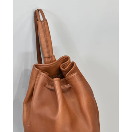 OLD COACH Drawstring Leather Shoulder Bag