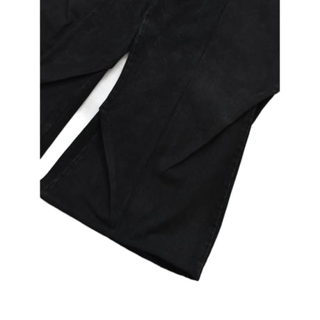"Remake by VERS" Asymmetric Tuck Denim Trousers