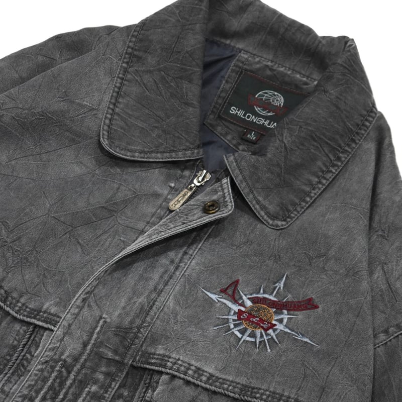 Washed Design Blouson Jacket | 水戸 古着屋 VERS｜リメイク