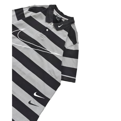 NIKE Big Swoosh Border Polo Shirt