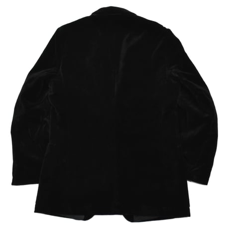 1980s DDR VEB Vintage Black Velvet Tailored Jacket