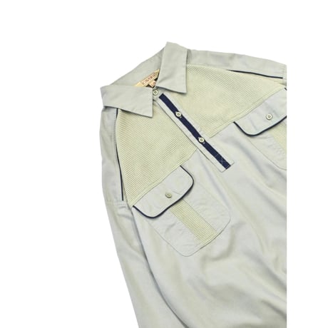 Ribbed Panel Pullover Shirt