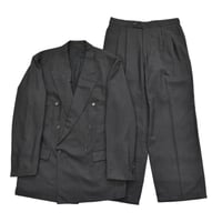 1980-90s HUGO BOSS Silk Wool Double Breasted SET-UP