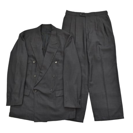 1980-90s HUGO BOSS Silk Wool Double Breasted SET-UP