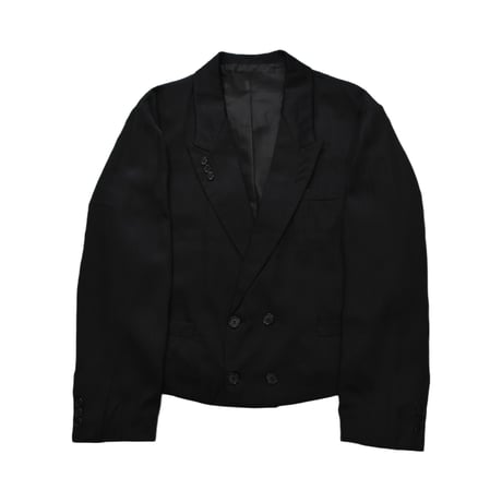 EURO Vintage Cropped Double Breasted Tailored Jacket