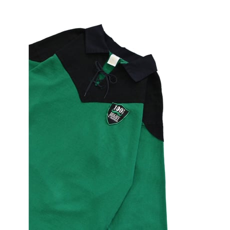 French Made Lace-Up Rugby Shirt