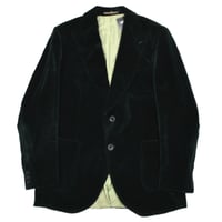 1970s German Vintage Green Velvet Tailored Jacket