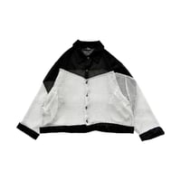 "Remake by VERS" Reconstructed Mesh Shirt Jacket