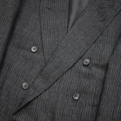 1980s–1990s EURO Vintage Brown Textured Double Breasted SET-UP