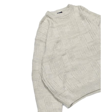 EURO Vintage Geometric Knit Sweater
