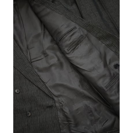 1980s–1990s EURO Vintage Brown Textured Double Breasted SET-UP