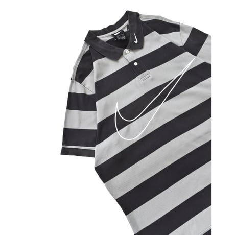 NIKE Big Swoosh Border Polo Shirt