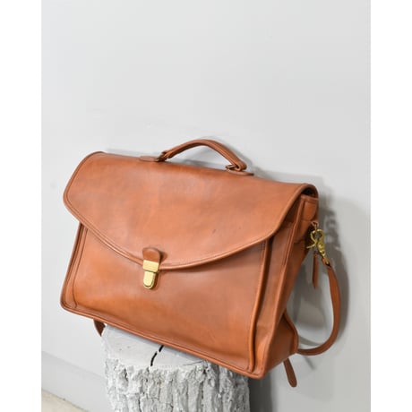 OLD COACH 2Way Leather Briefcase
