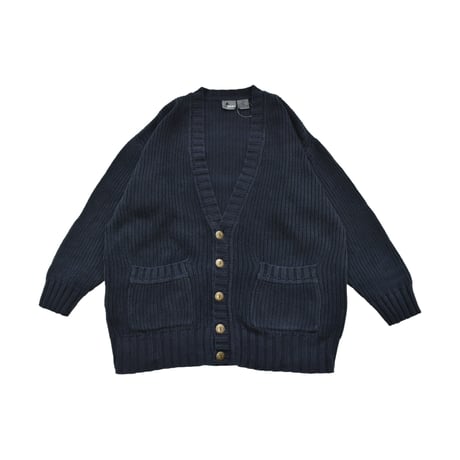 Cotton Ribbed Knit Cardigan
