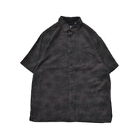 Botanical Patterned Silk S/S Shirt