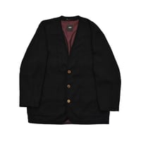 EURO Vintage Collarless Tailored Jacket
