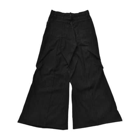 "Remake by VERS" Asymmetric Tuck Denim Trousers