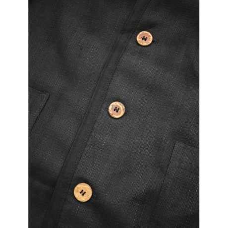 EURO Vintage Collarless Tailored Jacket