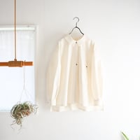 pleats pocket shirt (ecru)