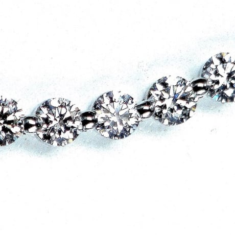 0.30ct　良質天然ダイヤモンド　PT950　ラインネックレス