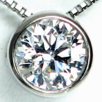0.339ct　D-SI2-EX 天然ダイヤPT900ネックレス（鑑定カード付