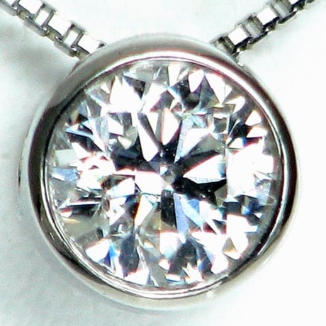 0.339ct　D-SI2-EX 天然ダイヤPT900ネックレス（鑑定カード付