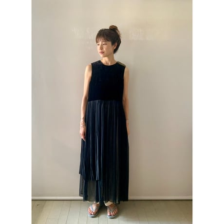 Tabrik / Velvet pleats OP