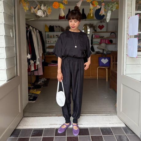 uryya / Silk  Rib Pants