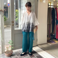 Tabrik / C/Silk satin string pants