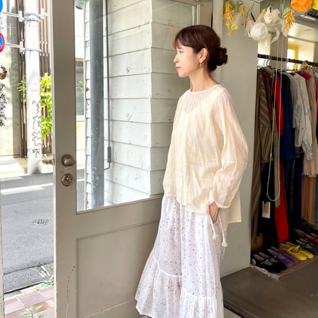 【受注生産】Tabrik / Organdie tassel tops