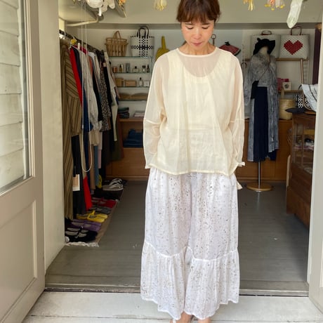 【受注生産】Tabrik / Organdie tassel tops