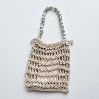 ciansumi / Cotton twin w/beads ハンドBag