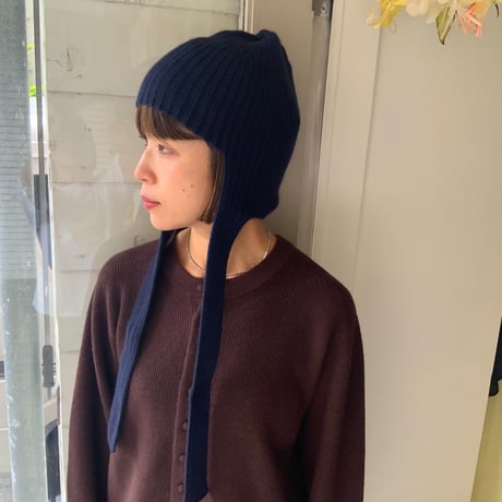 babaco / Cashmere Ribbed Knit Cap