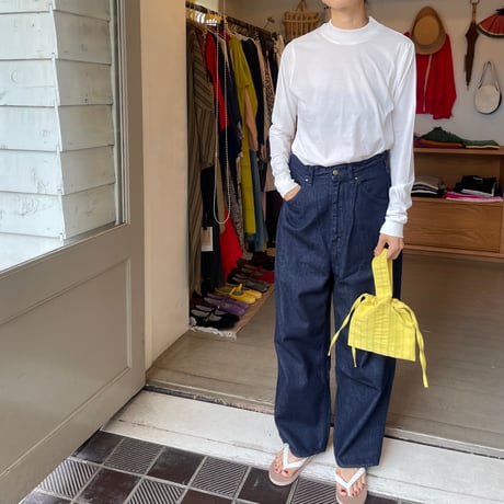 ALWEL / LONG SLEEVE MOCK NECK T
