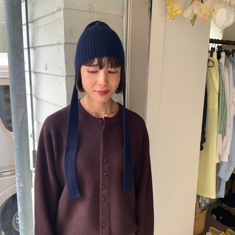 babaco / Cashmere Ribbed Knit Cap