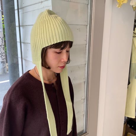 babaco / Cashmere Ribbed Knit Cap
