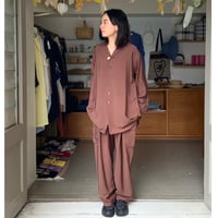 T.yamai paris / リラックスシルクカーゴパンツ