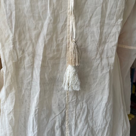 【受注生産】Tabrik / Organdie tassel tops