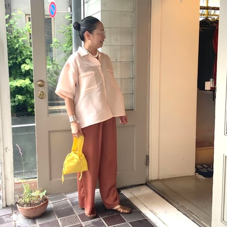Harriss / ウエストタック&ギャザーセミワイドパンツ