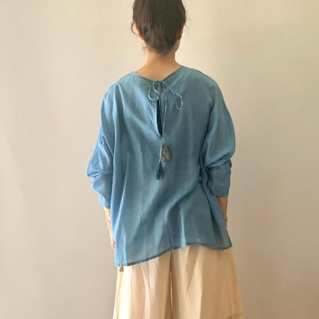 【受注生産】Tabrik / C/Silk tassel tops