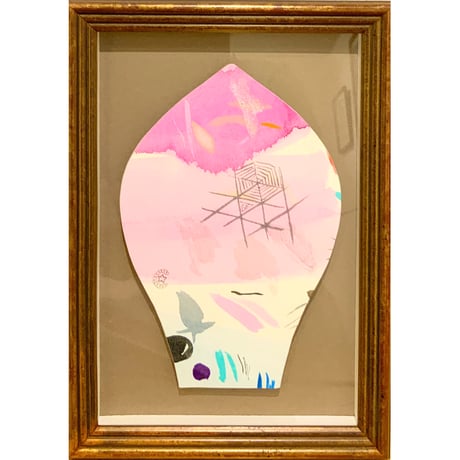 竹井千佳「夕暮れ」/ 原画　chika takei