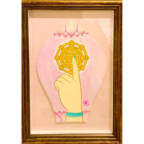 竹井千佳「智慧」/ 原画　chika takei
